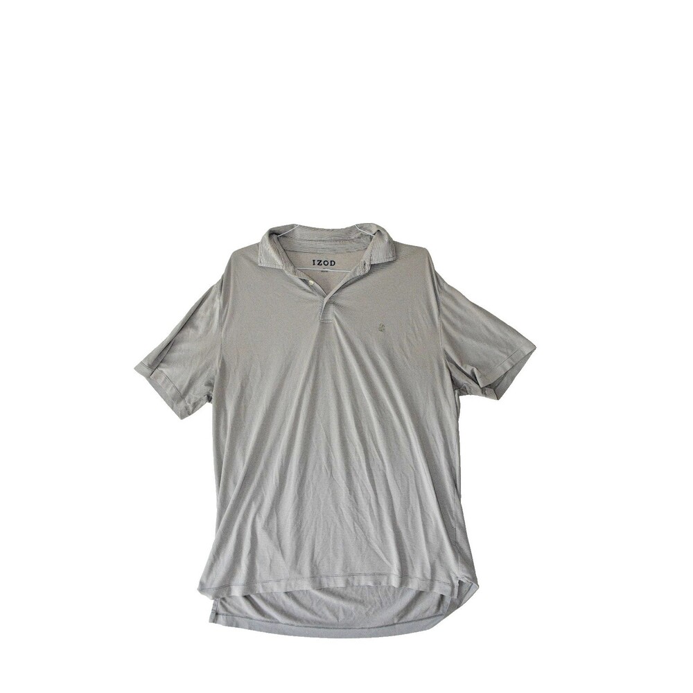 Izod Men's Polo Shirt Size XL Gray